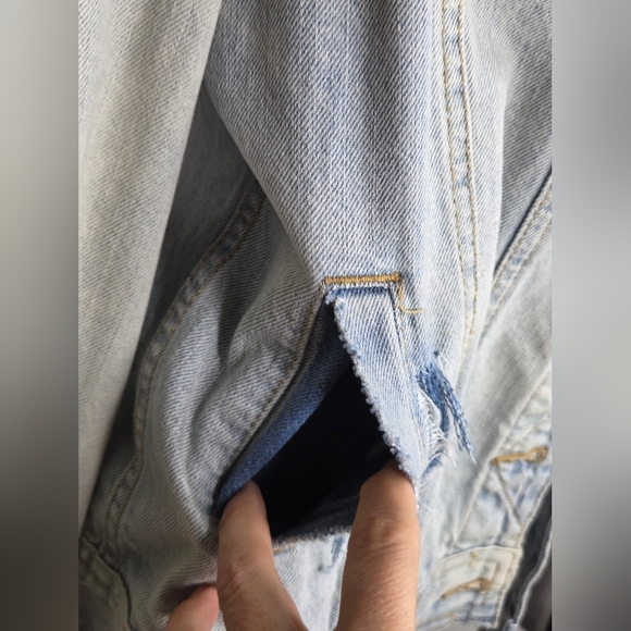 Mossimo Supply Co. Size L Soft Sky Blue Denim - Picture 6 of 12